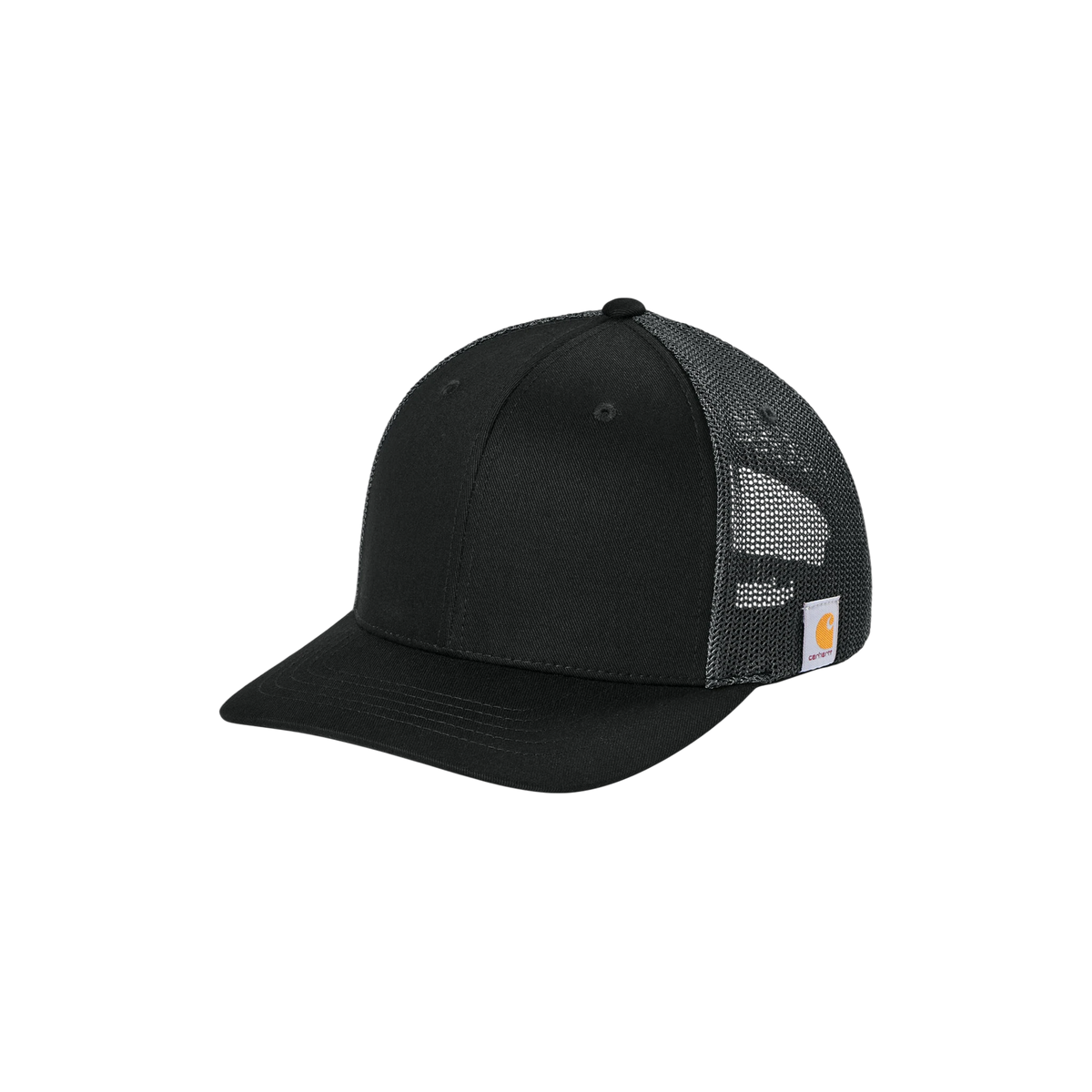 Carhartt Flexfit 110 Mesh Back Cap in Black/ Asphalt Grey