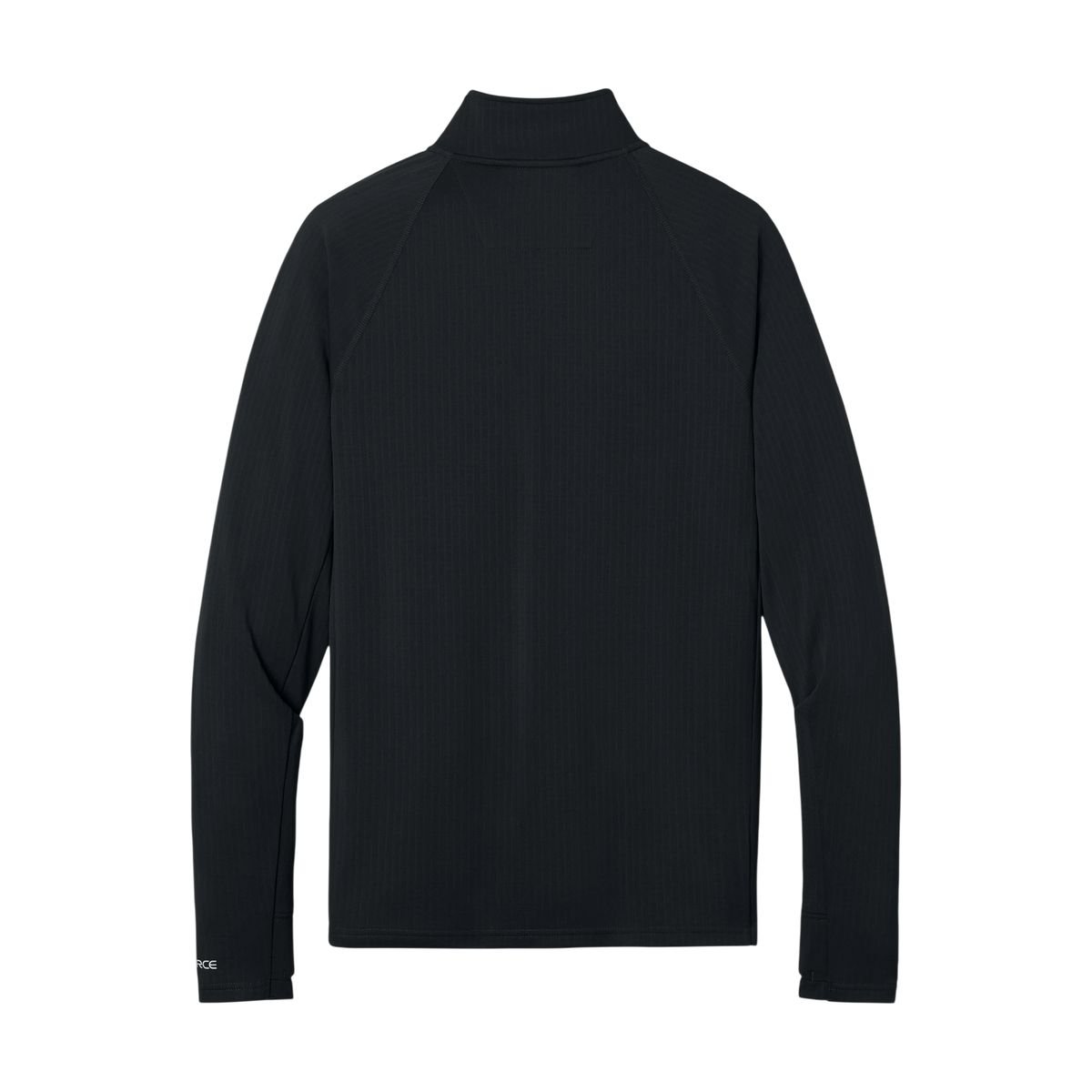 Carhartt Force 1/2-Zip Grid Fleece in Black — custom branded by Motive