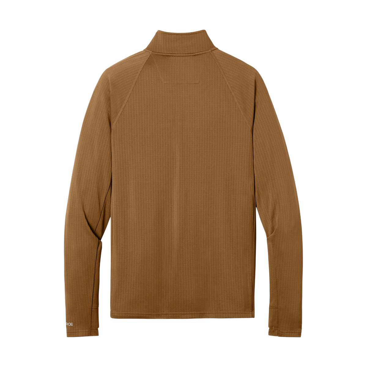 Carhartt Force 1/2-Zip Grid Fleece in Carhartt Brown — custom branded by Motive