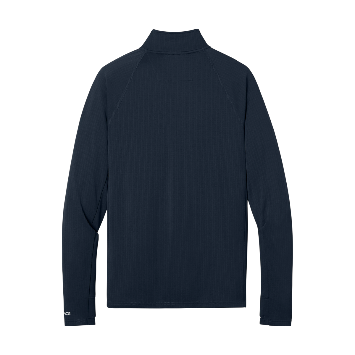 Carhartt Force 1/2-Zip Grid Fleece in Navy — custom branded by Motive
