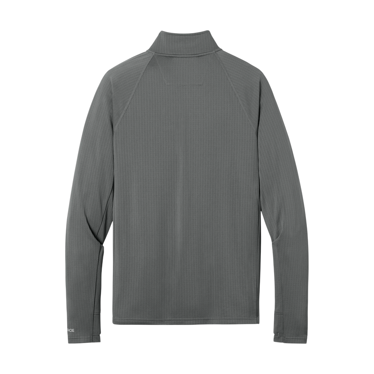 Carhartt Force 1/2-Zip Grid Fleece in Steel — custom branded by Motive