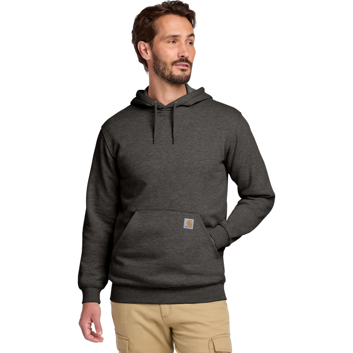 Carhartt Midweight Hooded Sweatshirt in Carbon Heather