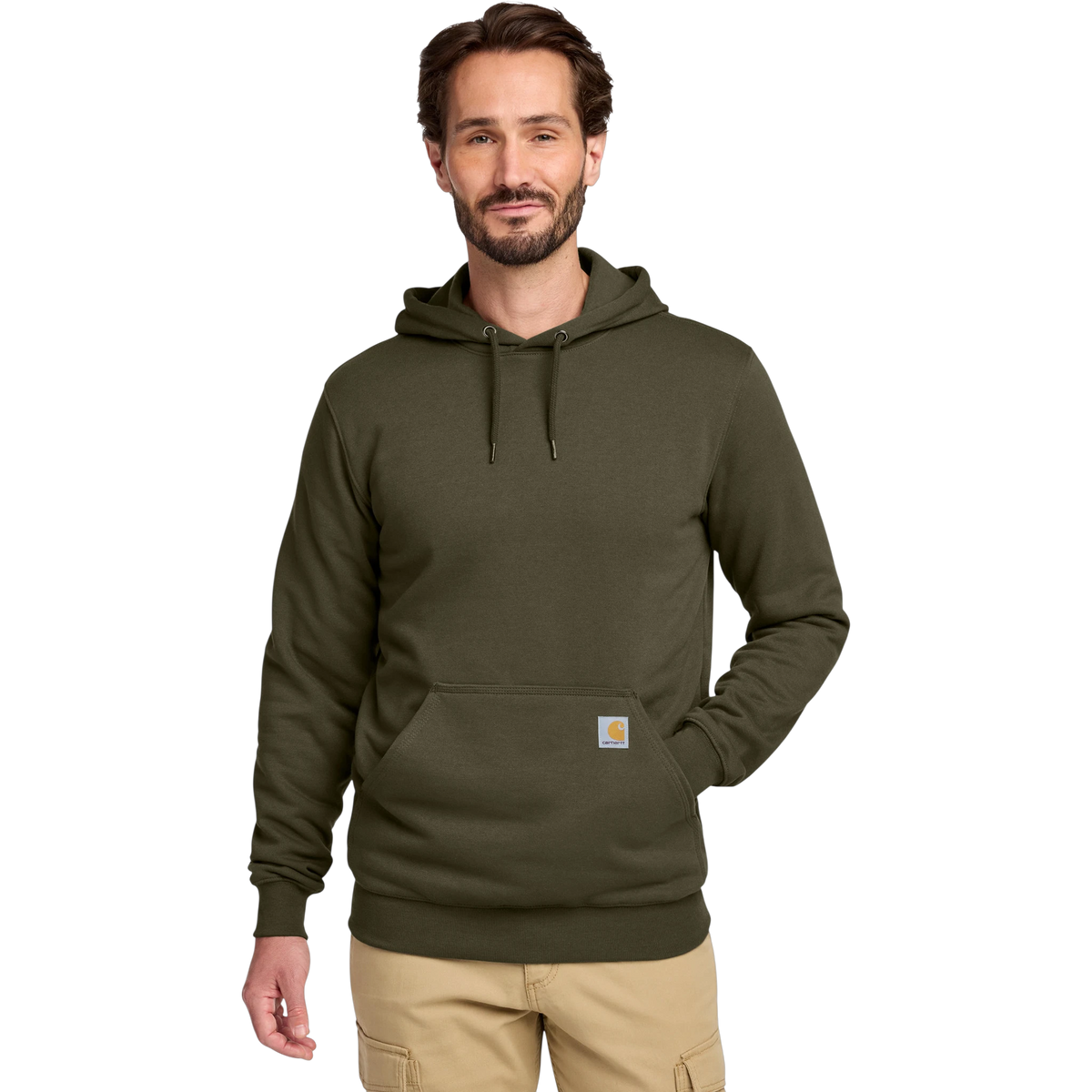 Carhartt Midweight Hooded Sweatshirt in Moss — custom branded by Motive