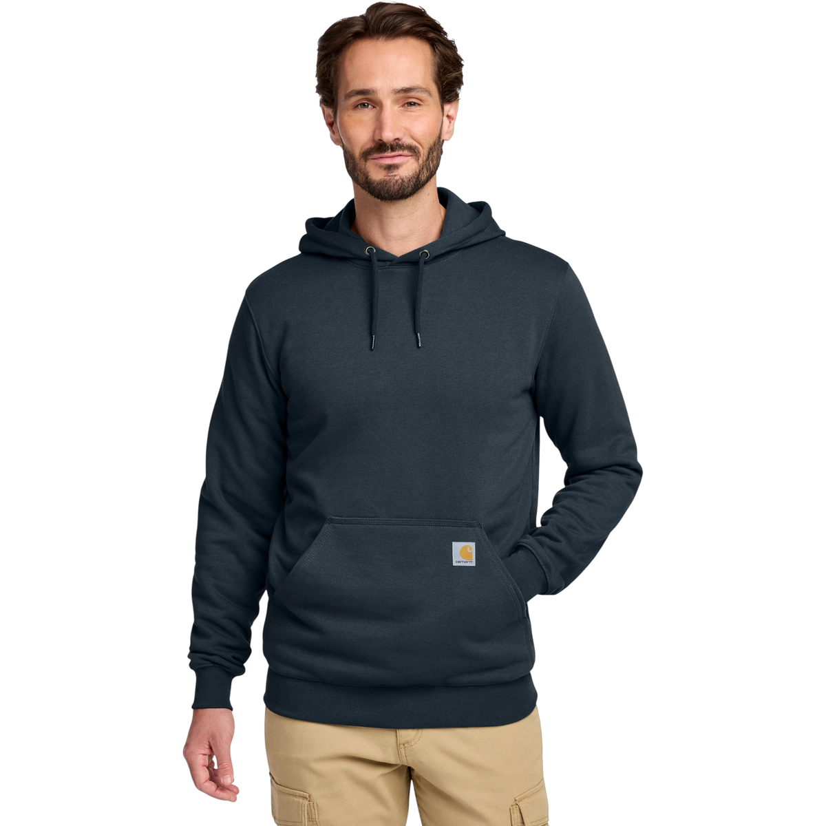 Carhartt Midweight Hooded Sweatshirt in New Navy — custom branded by Motive