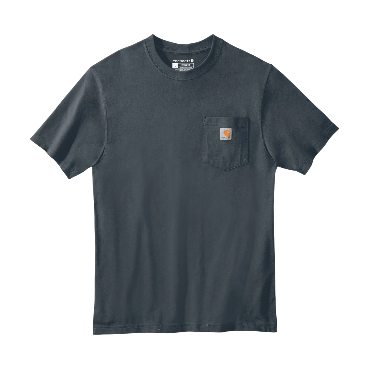 Carhartt Workwear Pocket Tee in Bluestone — custom branded by Motive