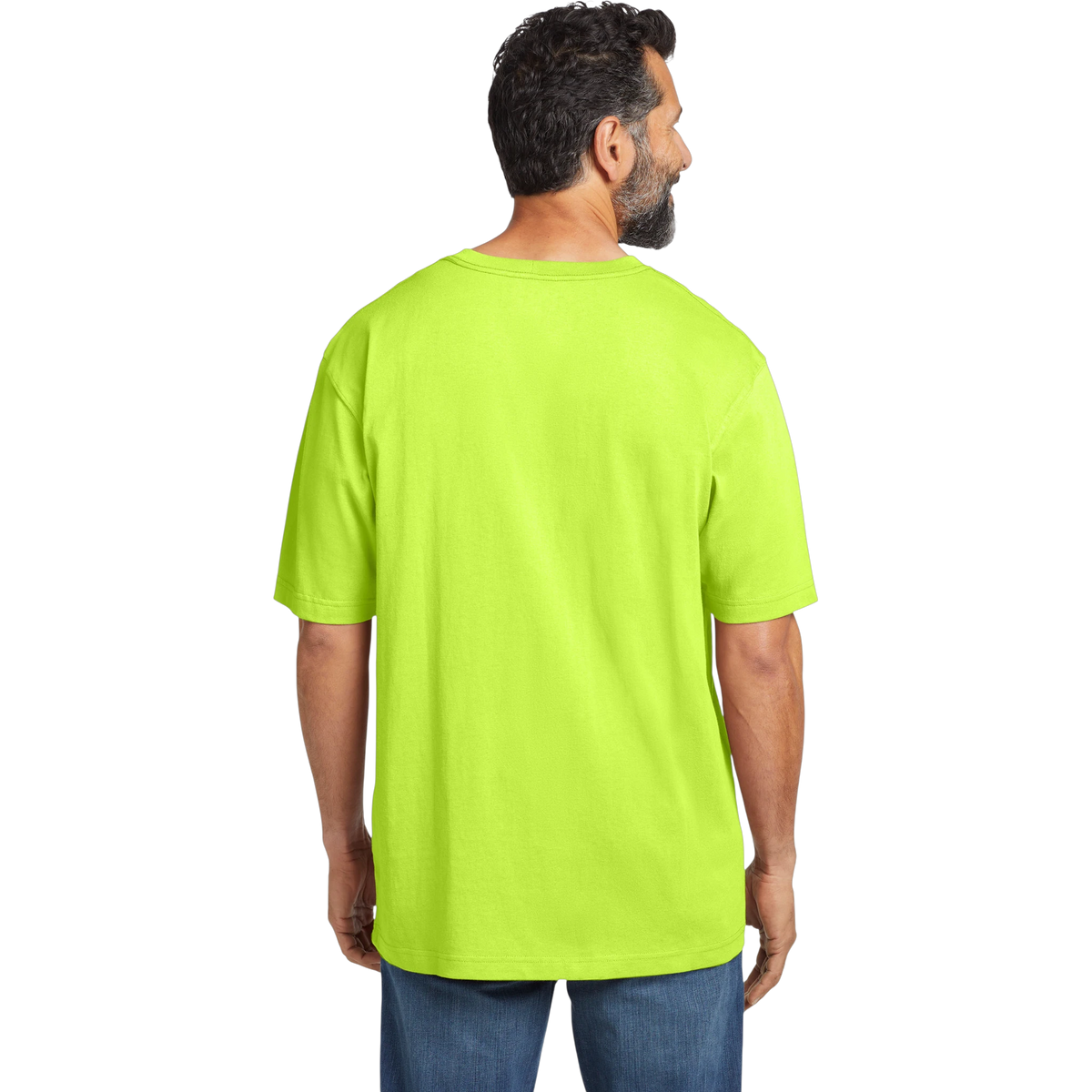 Carhartt Workwear Pocket Tee in Brite Lime — custom branded by Motive