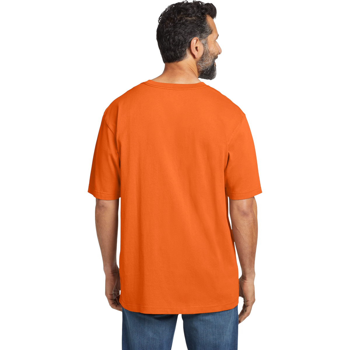 Carhartt Workwear Pocket Tee in Brite Orange — custom branded by Motive