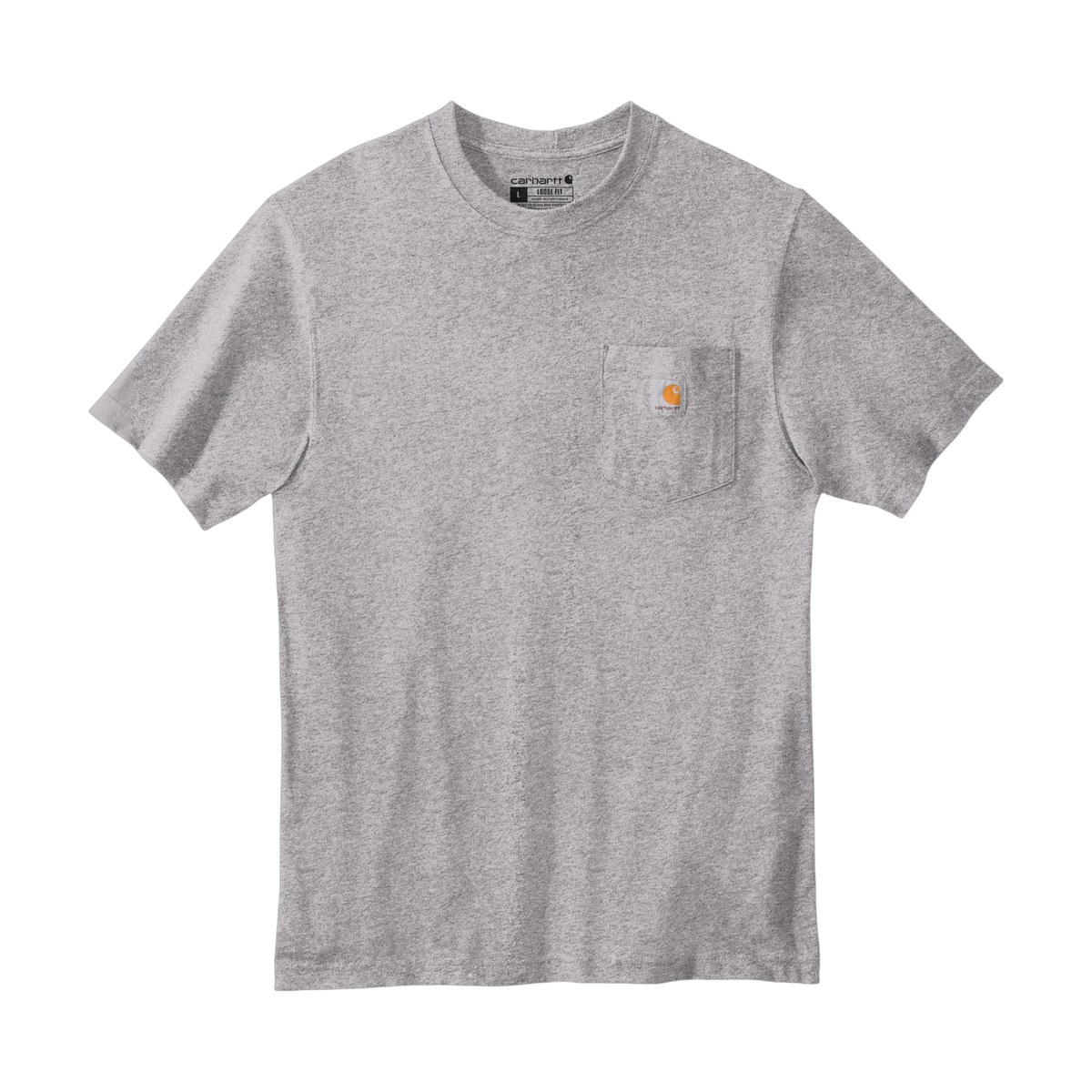 Carhartt Workwear Pocket Short Sleeve T-Shirt in Heather Grey