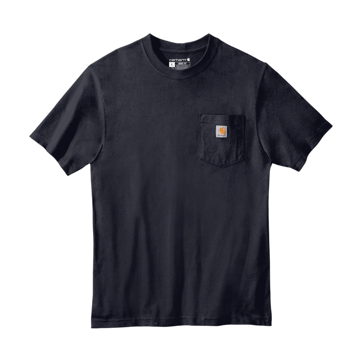 Carhartt Workwear Pocket Tee in Navy — custom branded by Motive