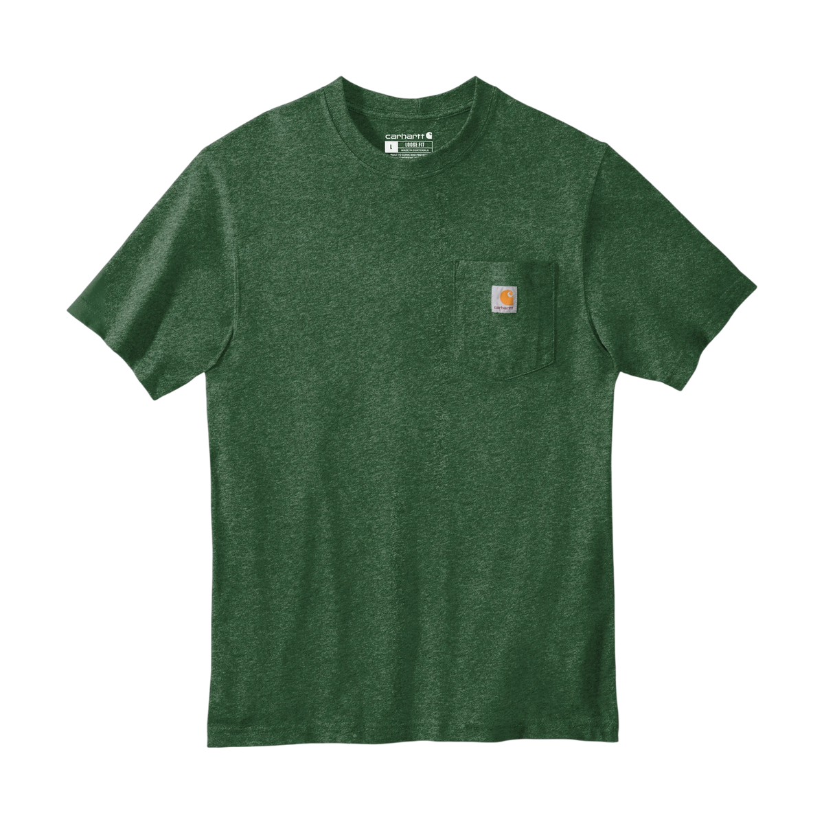 Carhartt Workwear Pocket Tee in North Woods Heather — custom branded by Motive