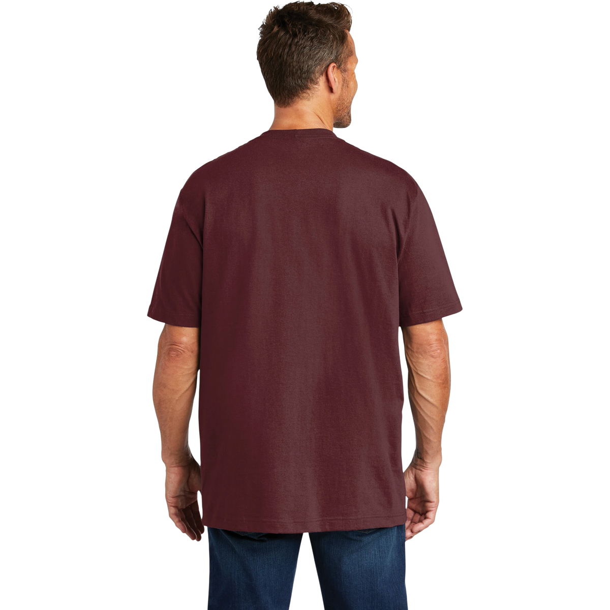 Carhartt Workwear Pocket Tee in Port — custom branded by Motive