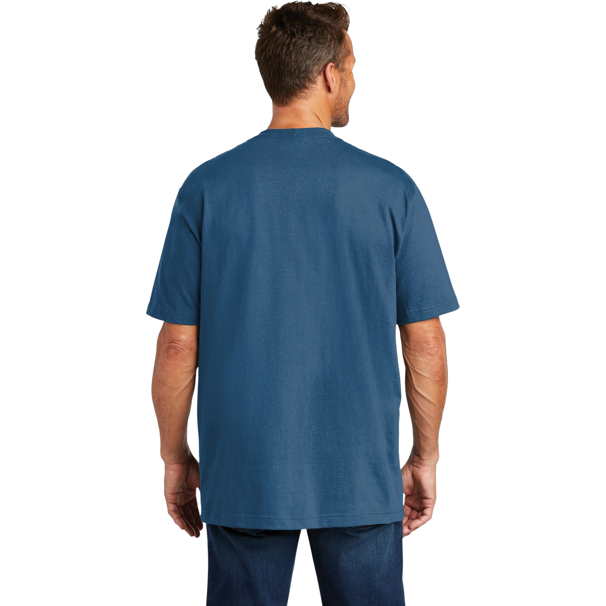 Carhartt Workwear Pocket Tee in Stream Blue — custom branded by Motive