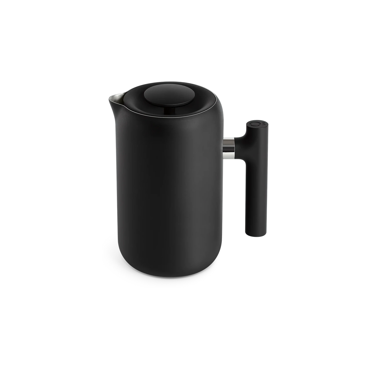 Fellow Clara French Press in Matte Black — custom branded by Motive