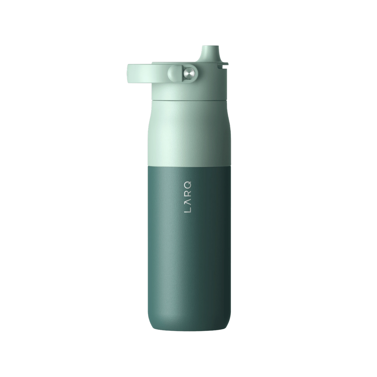 LARQ Bottle PureVis 2 in Eucalyptus Green — custom branded by Motive