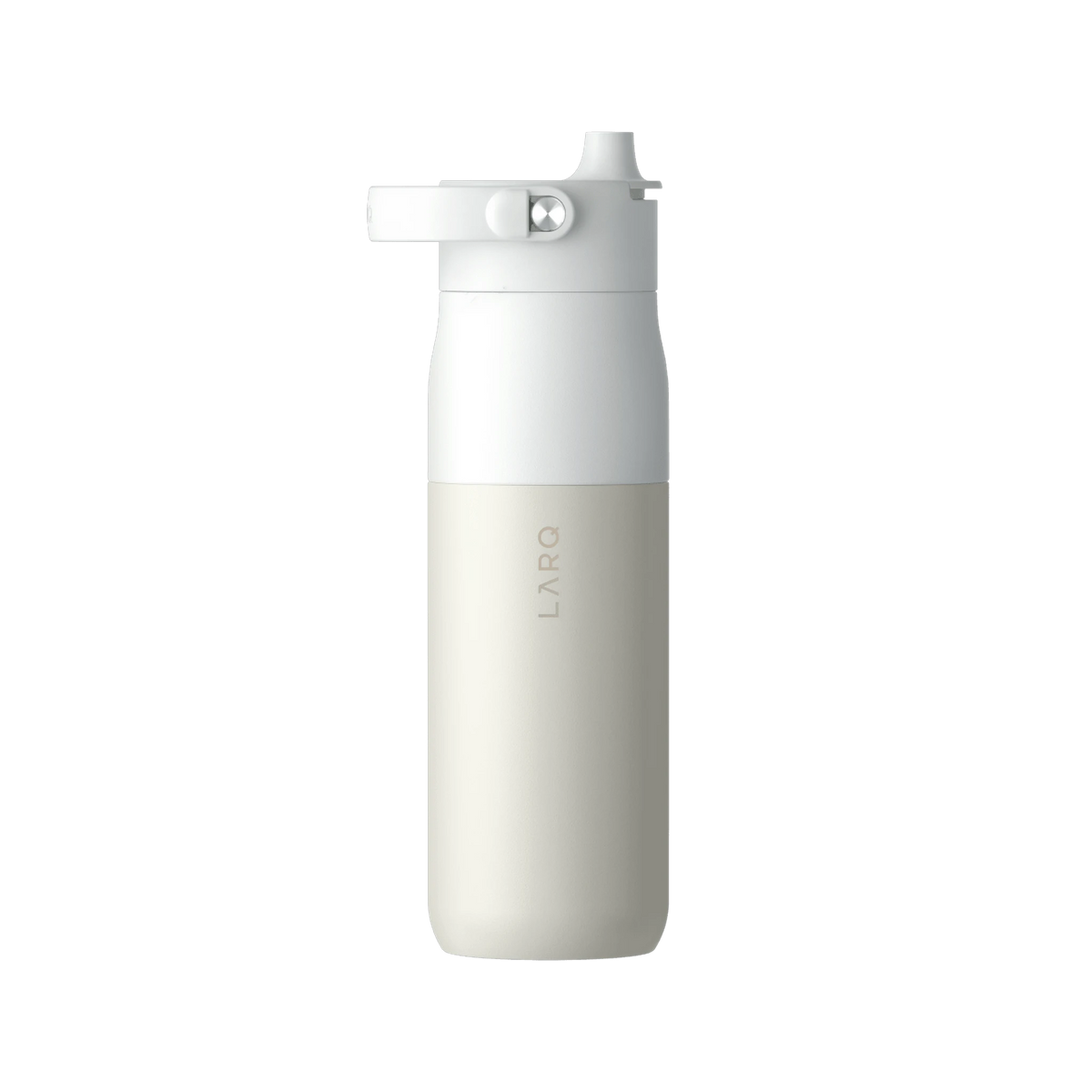 LARQ Bottle Swig Top in Granite White — custom branded by Motive