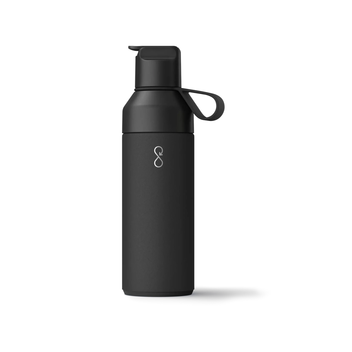 Ocean Bottle Go in Obsidian Black — custom branded by Motive