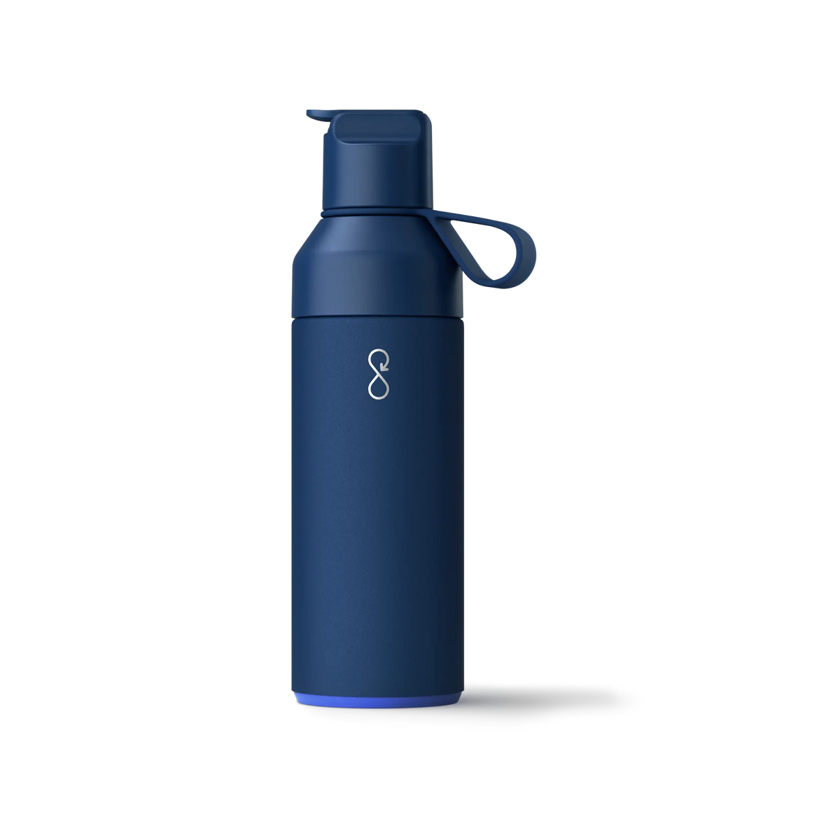 Ocean Bottle Go in Ocean Blue — custom branded by Motive