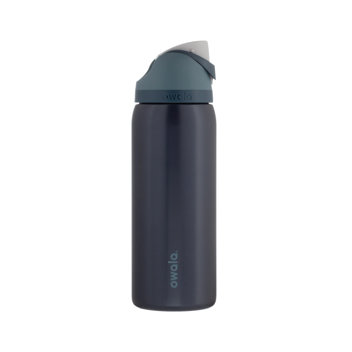 Owala FreeSip in Blue Steel — custom branded by Motive