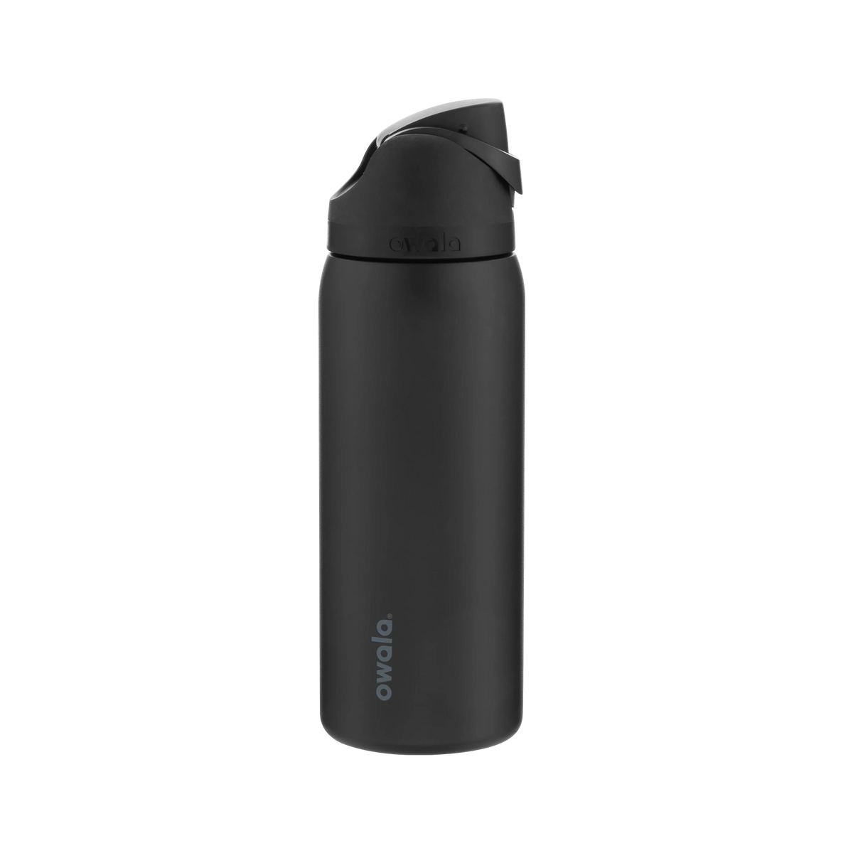 Owala FreeSip in Very, Very Dark — custom branded by Motive