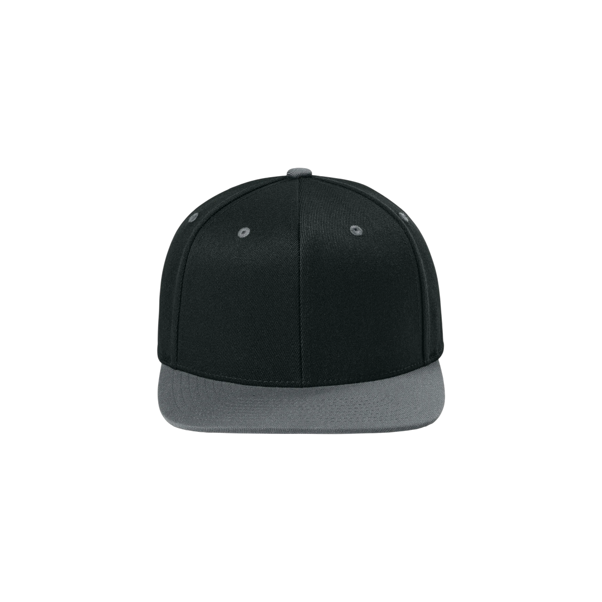 Flexfit 110 Snapback Cap in Black/ Grey — custom branded by Motive