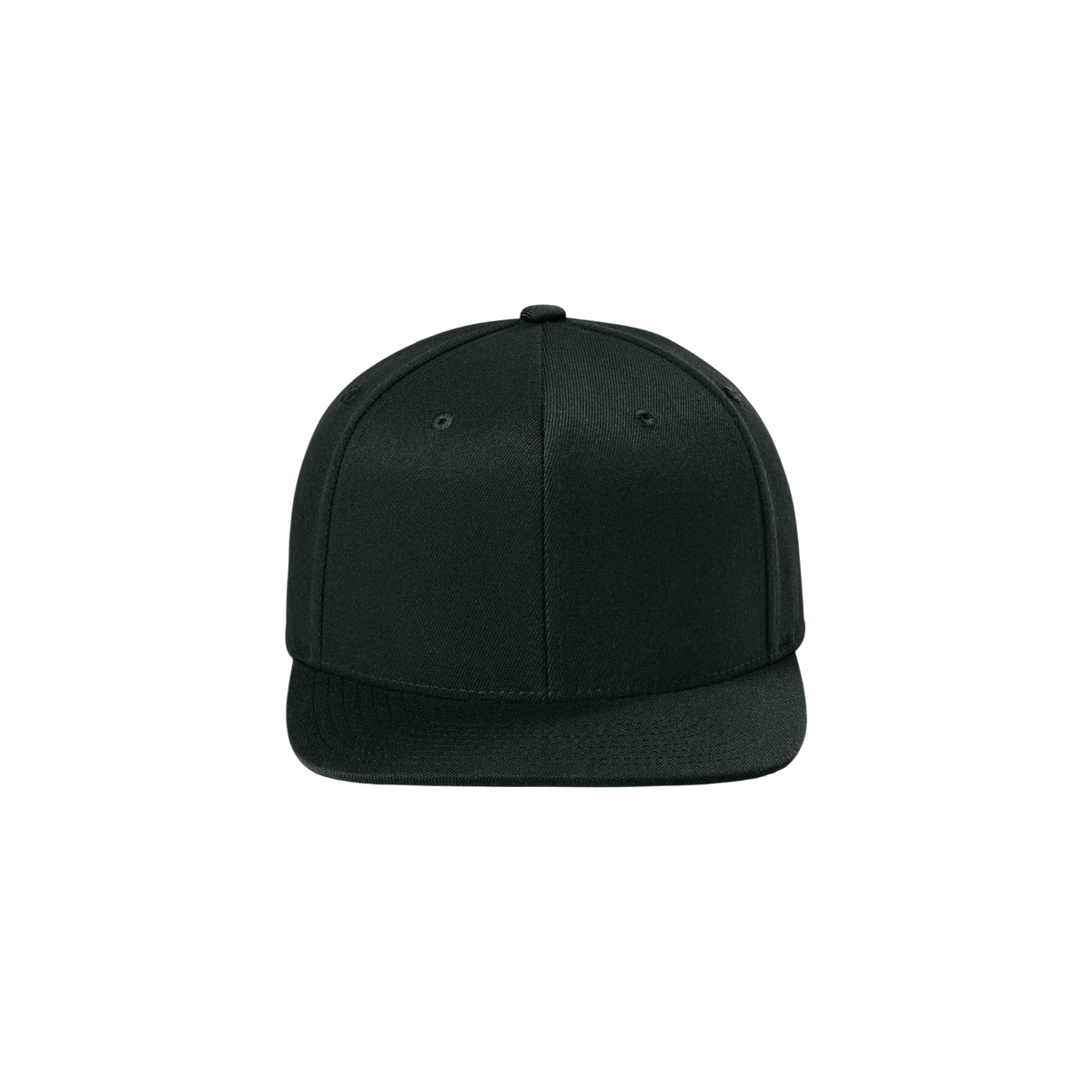 Flexfit 110 Snapback Cap in Black — custom branded by Motive