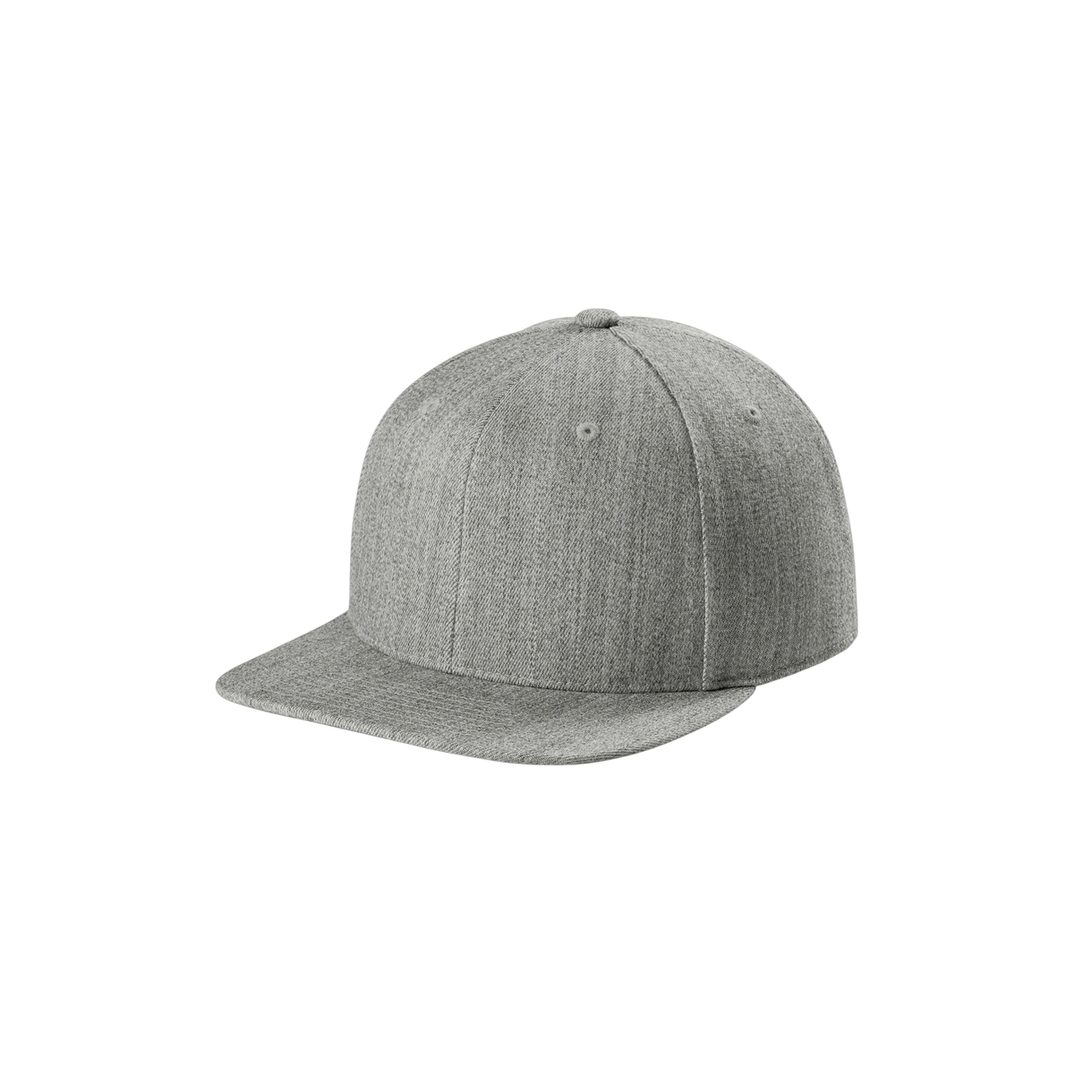 Flexfit 110 Snapback Cap in Heather Grey — custom branded by Motive