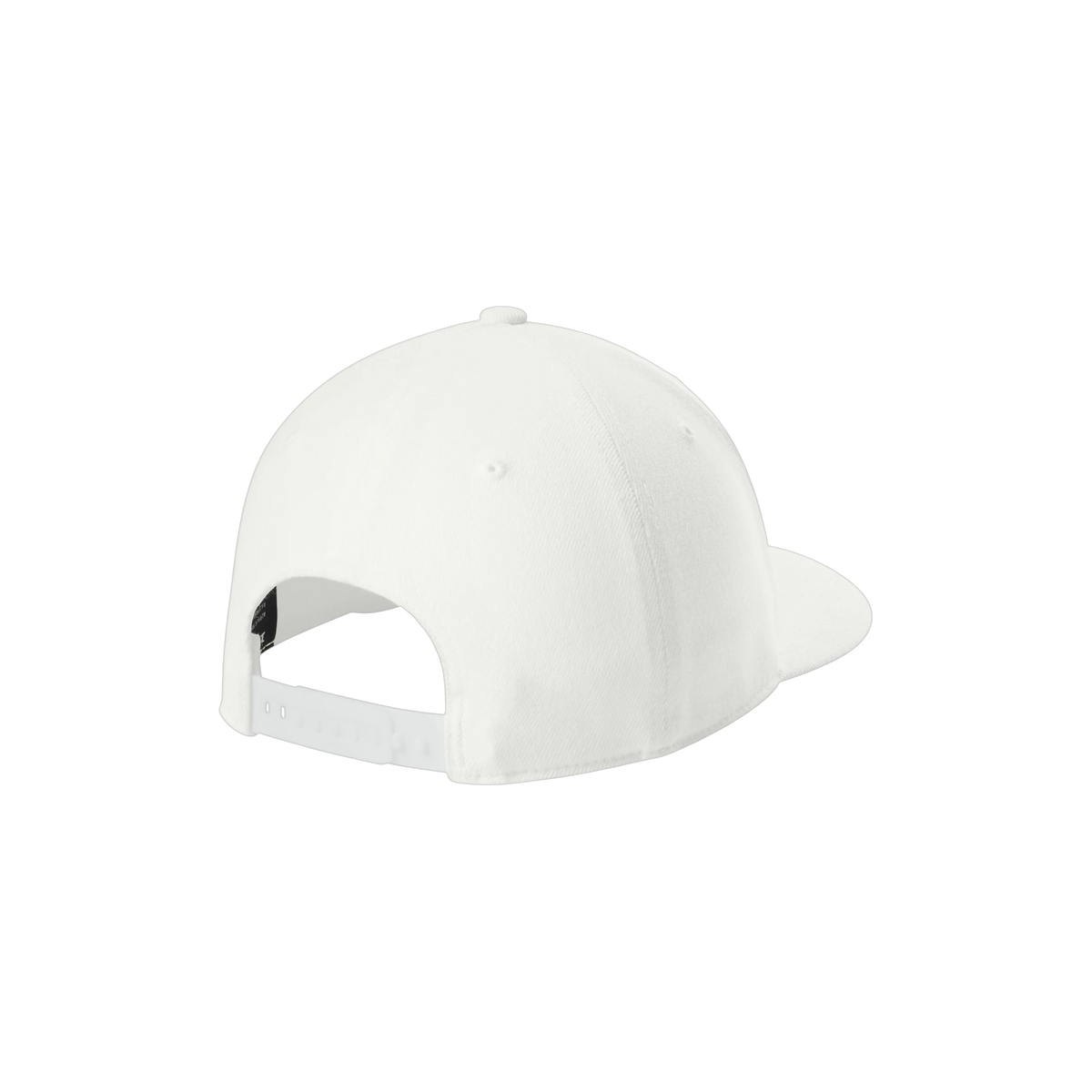 Flexfit 110 Snapback Cap in White — custom branded by Motive