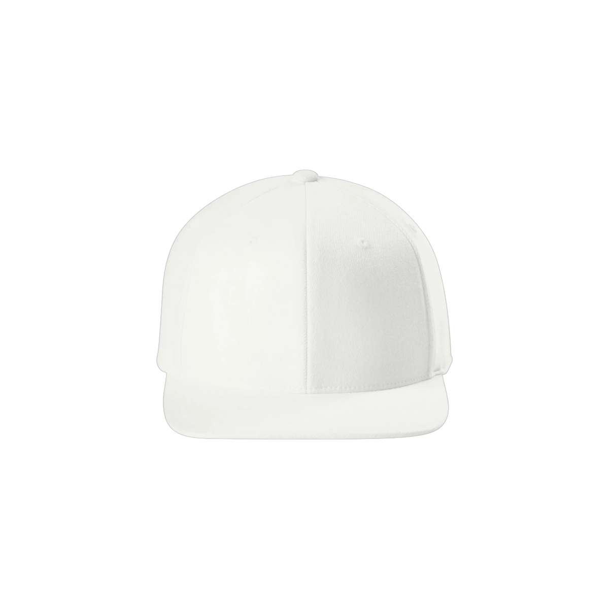 Flexfit 110 Snapback Cap in White — custom branded by Motive