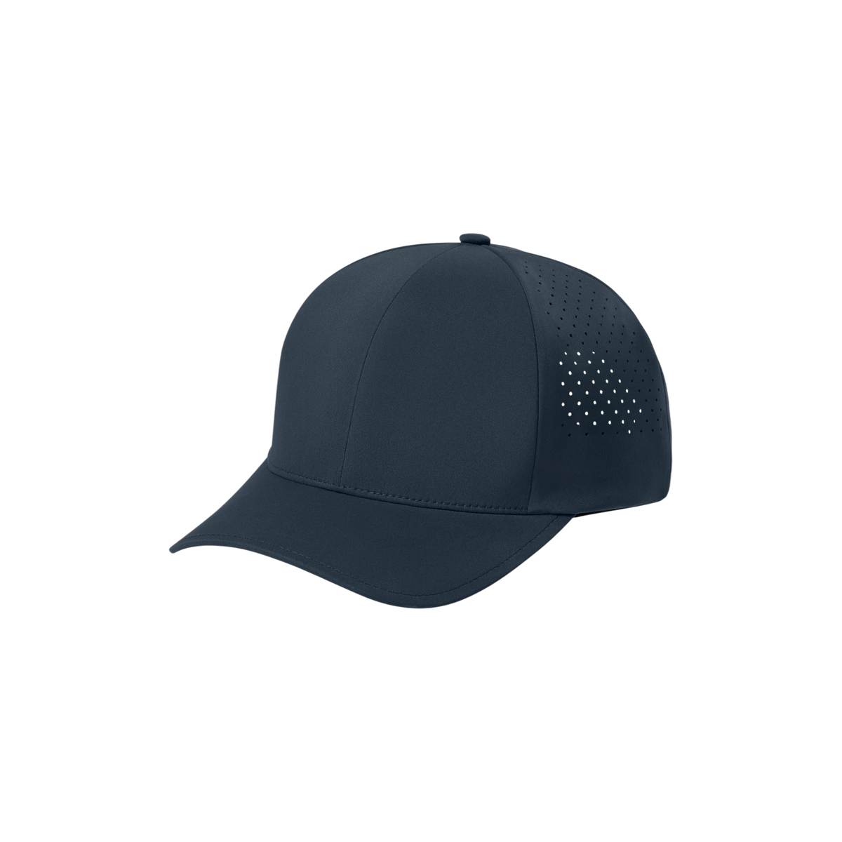 Flexfit Delta Perforated Cap in Navy — custom branded by Motive