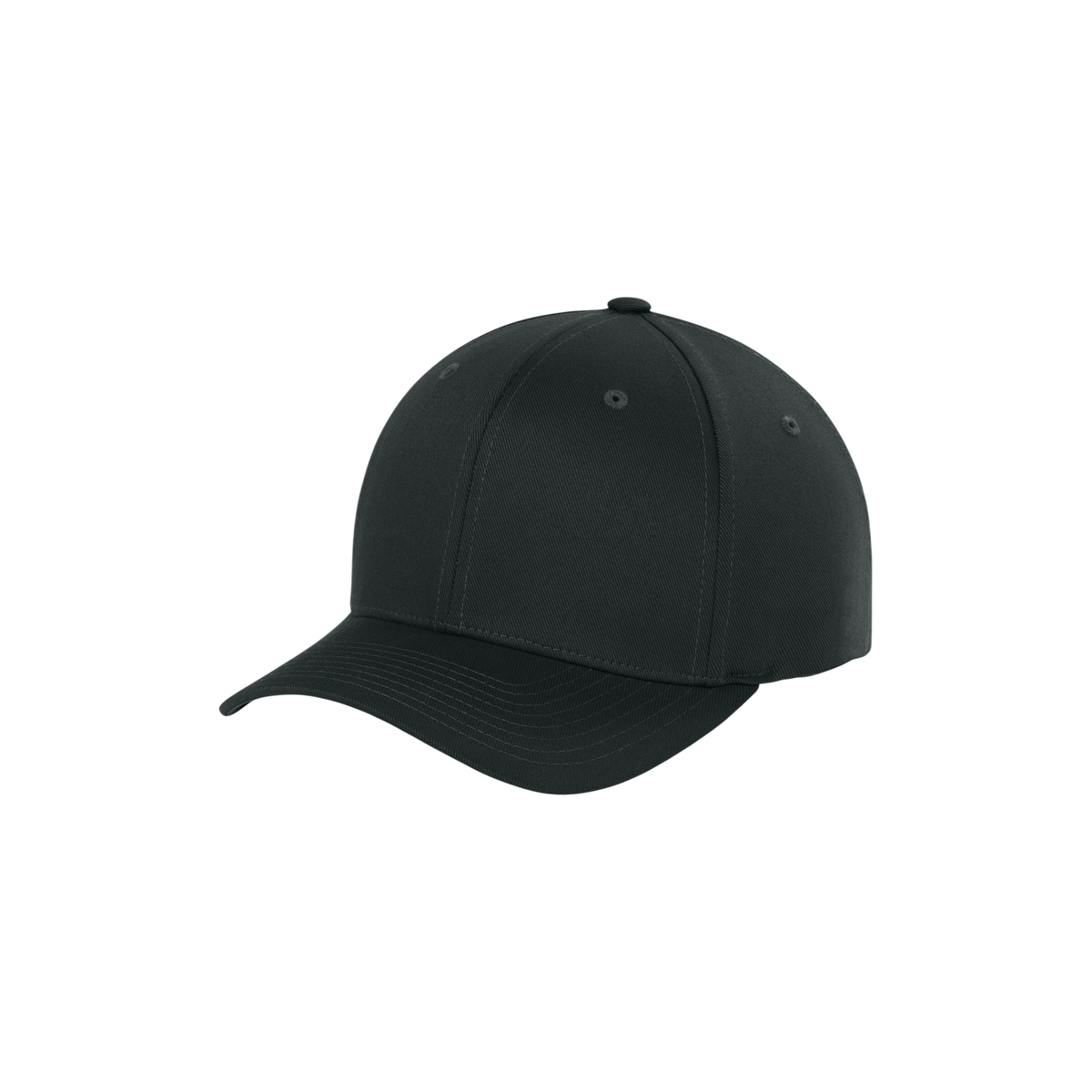 Flexfit Wooly Combed Cap in Black — custom branded by Motive