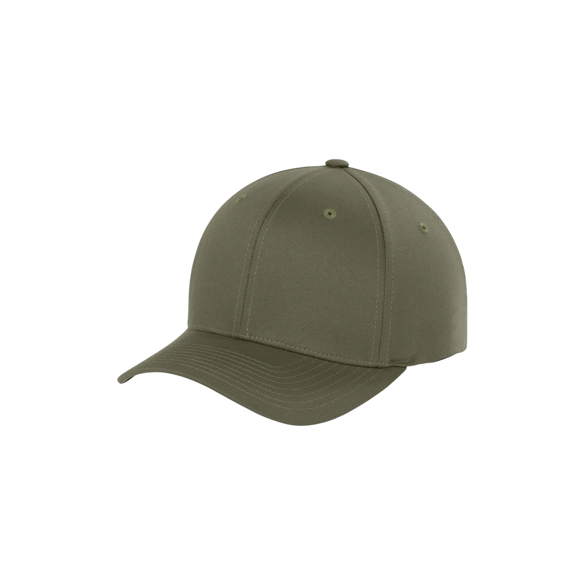 Flexfit Wooly Combed Cap in Olive — custom branded by Motive