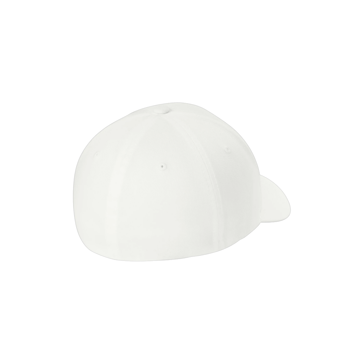 Flexfit Wooly Combed Cap in White — custom branded by Motive