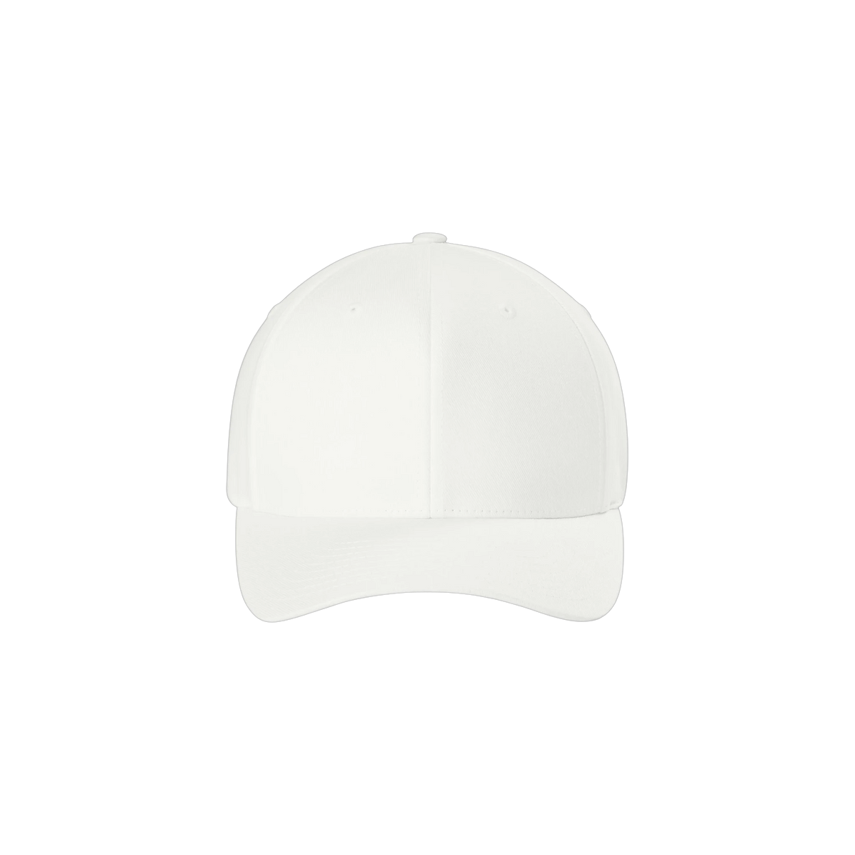 Flexfit Wooly Combed Cap in White — custom branded by Motive