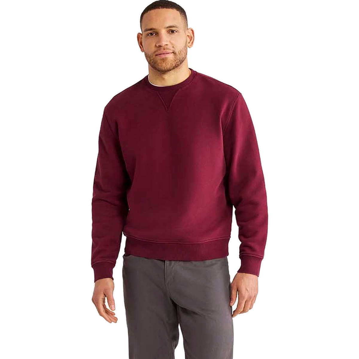 Fair Harbor Rover Crewneck in Burgundy