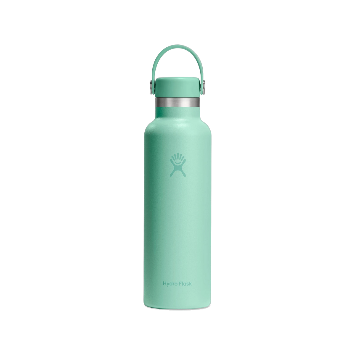 Hydro Flask Standard Mouth Bottle with Flex Cap in Mermaid Green