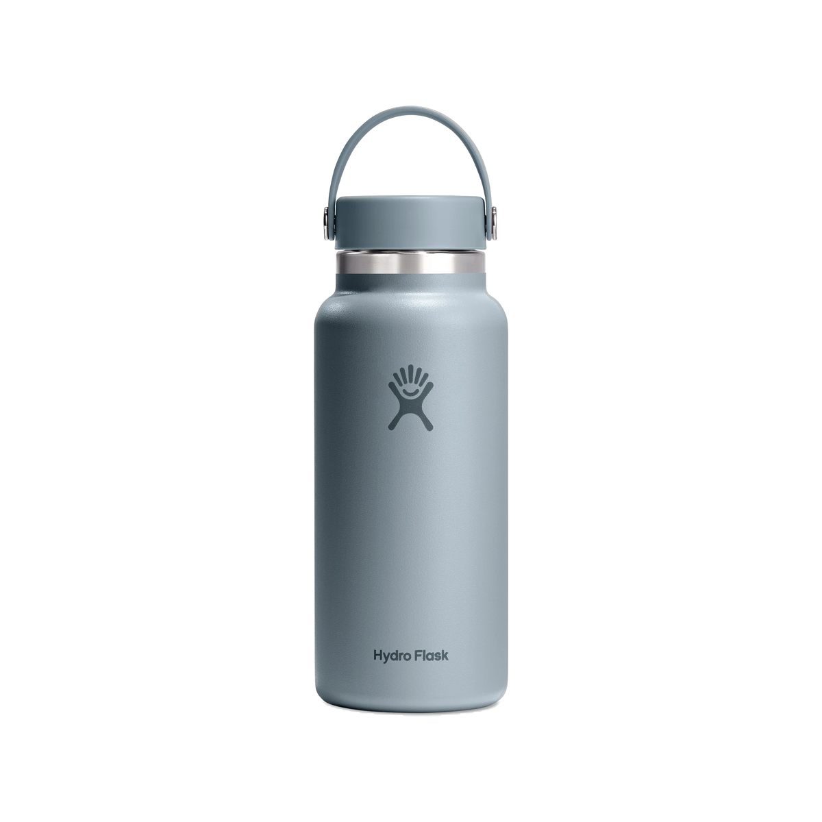 Hydro Flask Wide Mouth Bottle with Flex Cap in Shale Gray