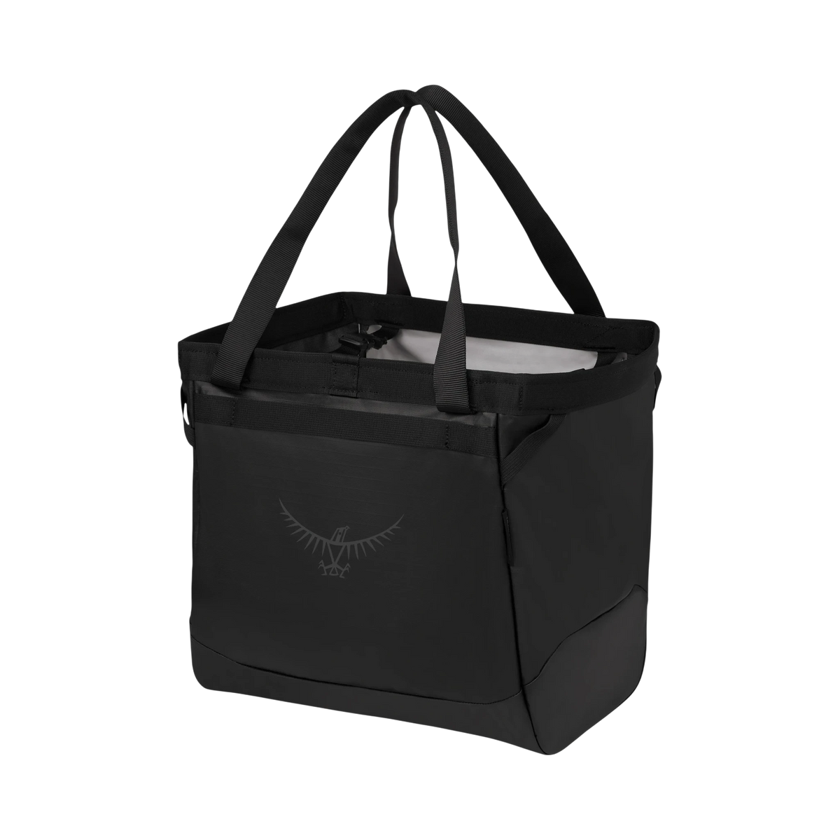Osprey Transporter Gear Tote in Raven Black/Black — custom branded by Motive