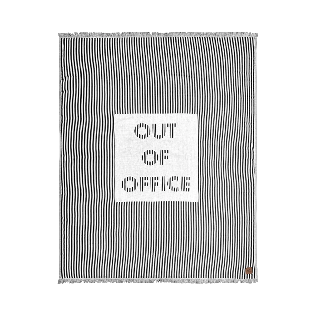 Slowtide Driftweave Beach Blanket in Out of Office — custom branded by Motive