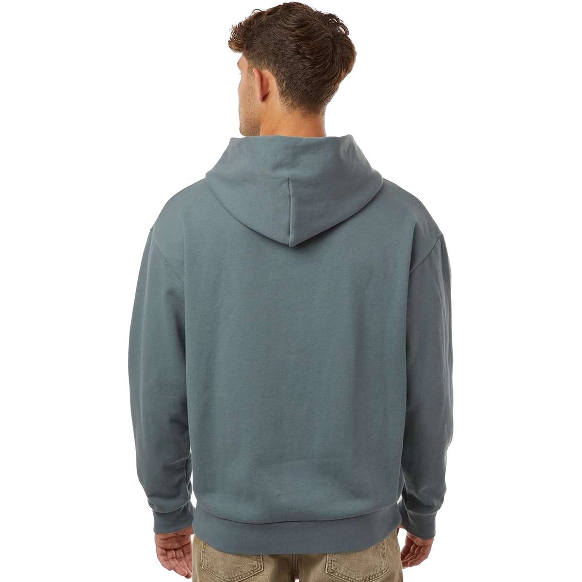 Independent Trading Co. Avenue Hoodie in Blue Magic — custom branded by Motive