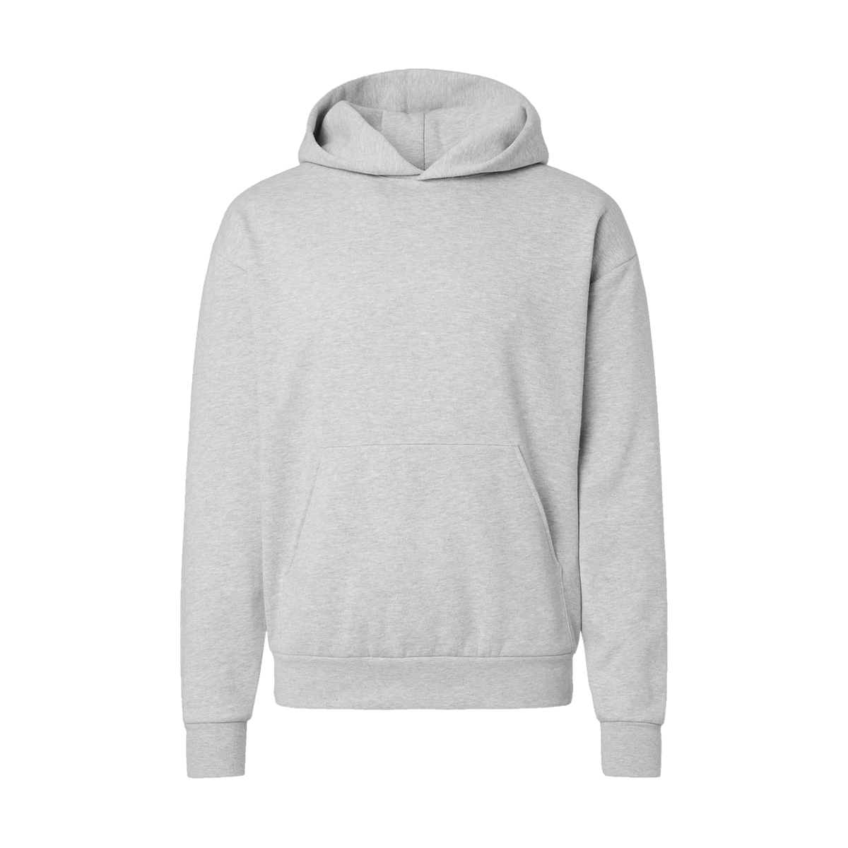 Independent Trading Co. Avenue Hoodie in Grey Heather — custom branded by Motive