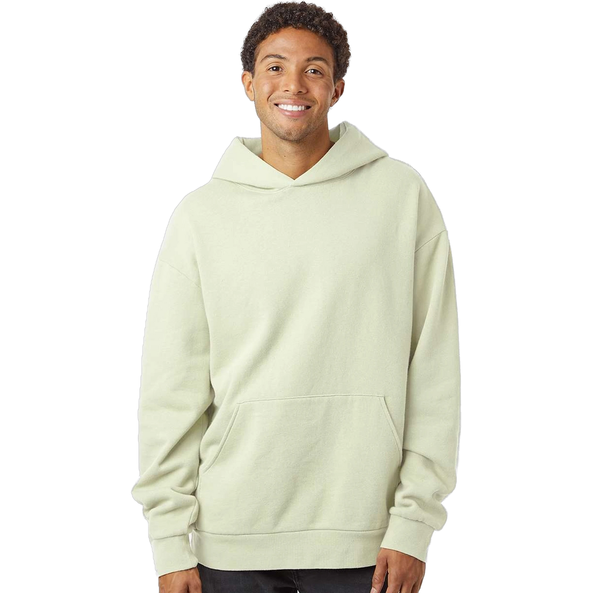 Independent Trading Co. Avenue Hoodie in Honey Dew — custom branded by Motive