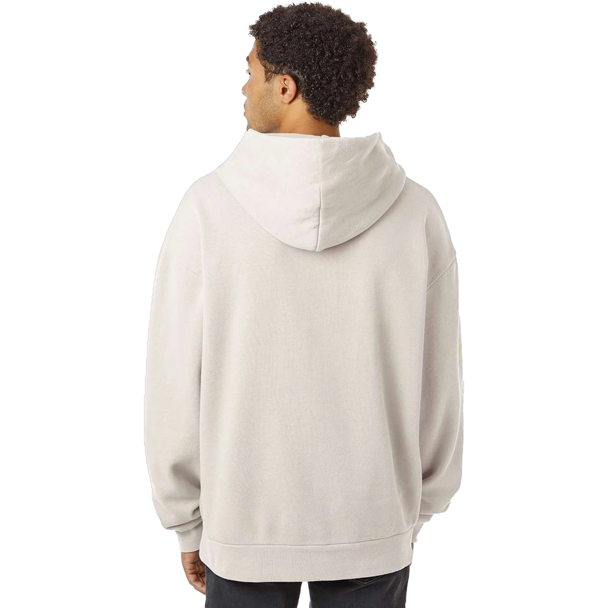 Independent Trading Co. Avenue Hoodie in Ivory — custom branded by Motive