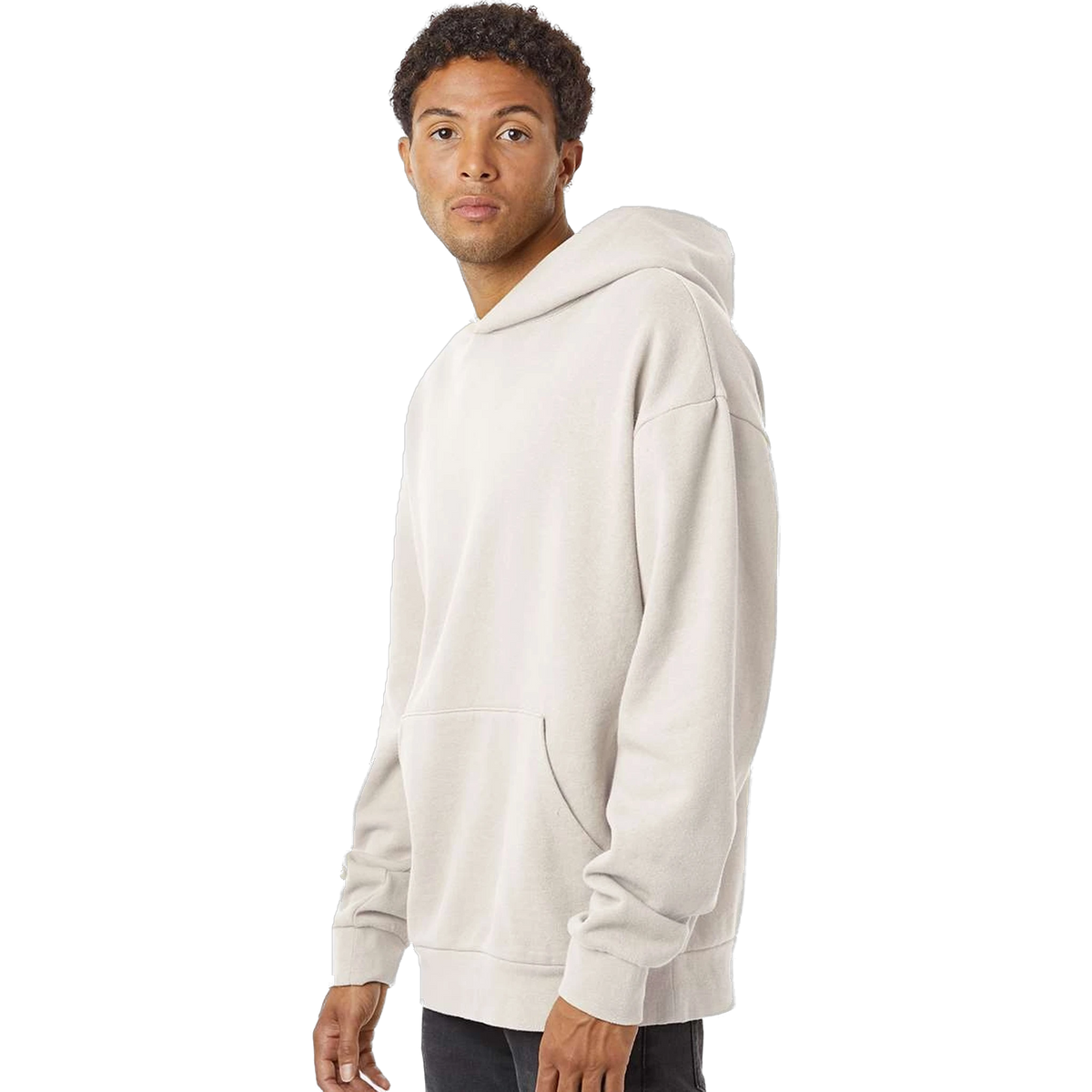 Independent Trading Co. Avenue Hoodie in Ivory — custom branded by Motive