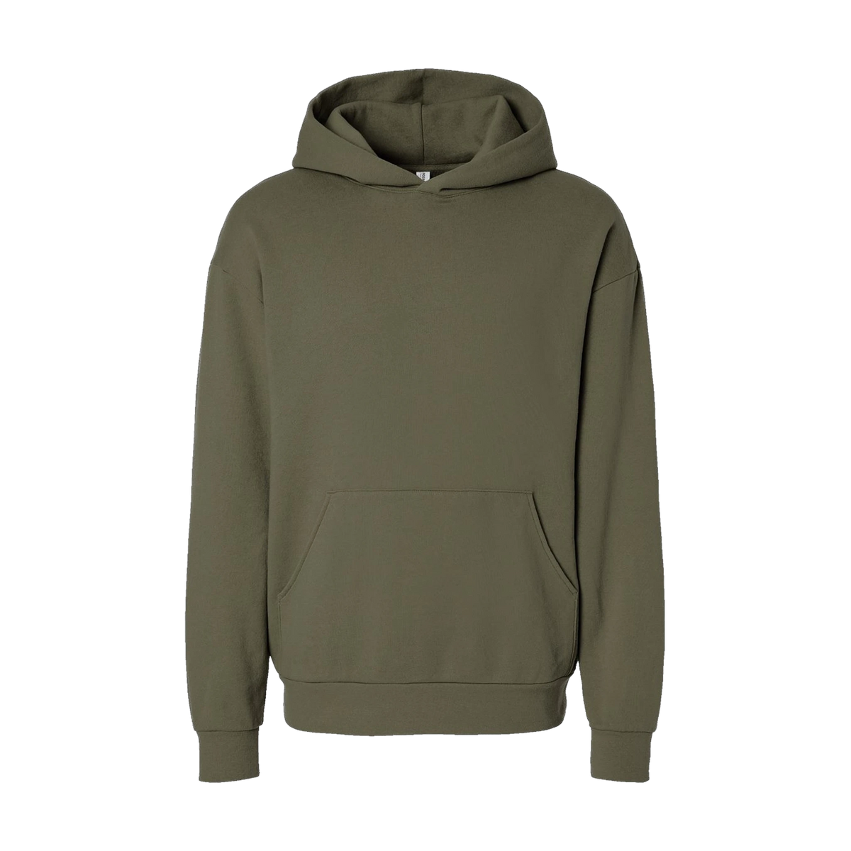 Independent Trading Co. Avenue Hoodie in Olive — custom branded by Motive