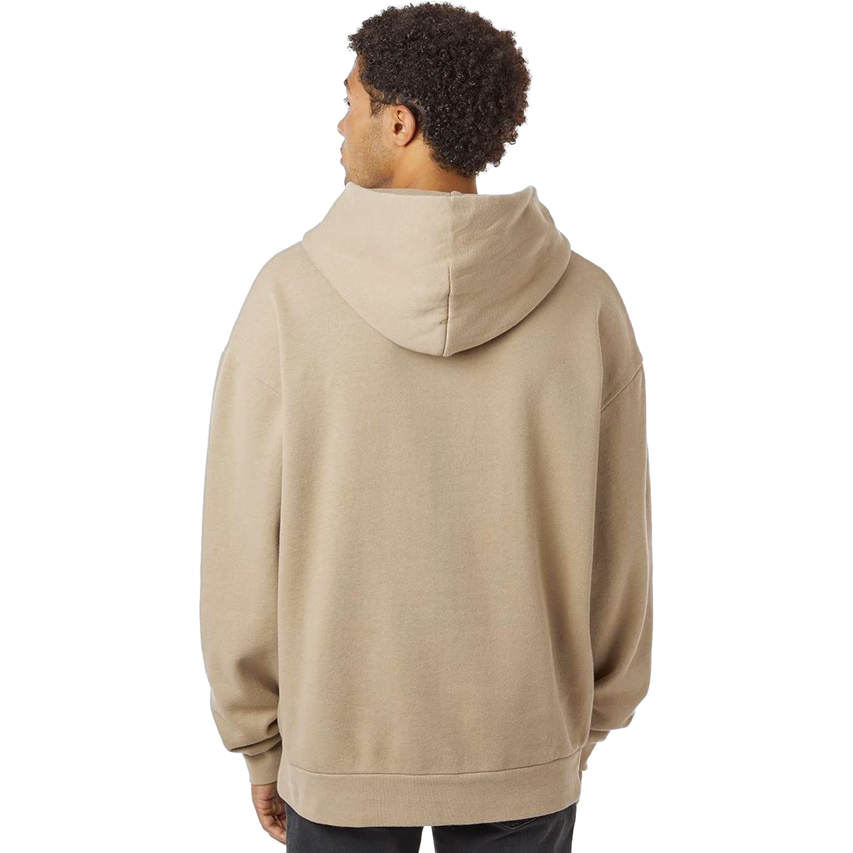 Independent Trading Co. Avenue Hoodie in Sandstone — custom branded by Motive