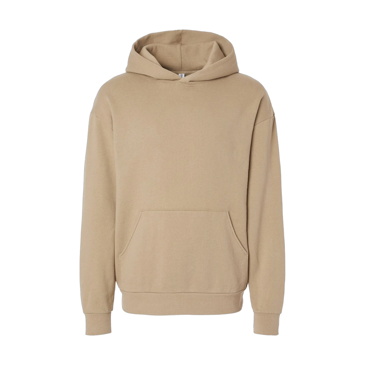 Independent Trading Co. Avenue Hoodie in Sandstone — custom branded by Motive