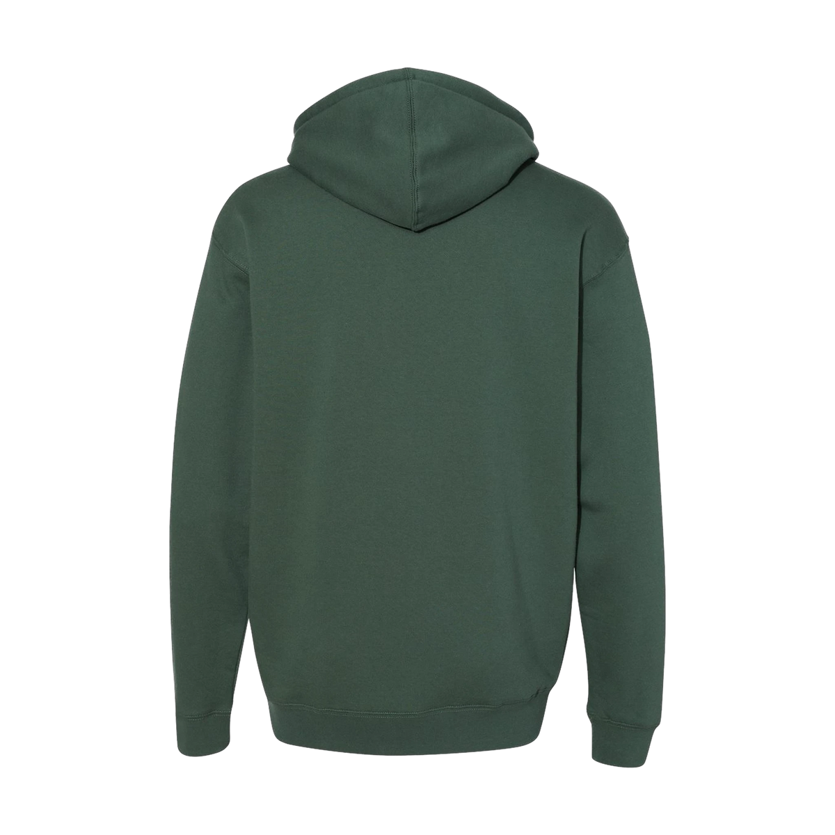Independent Trading Co. Heavyweight Hoodie in Alpine Green — custom branded by Motive