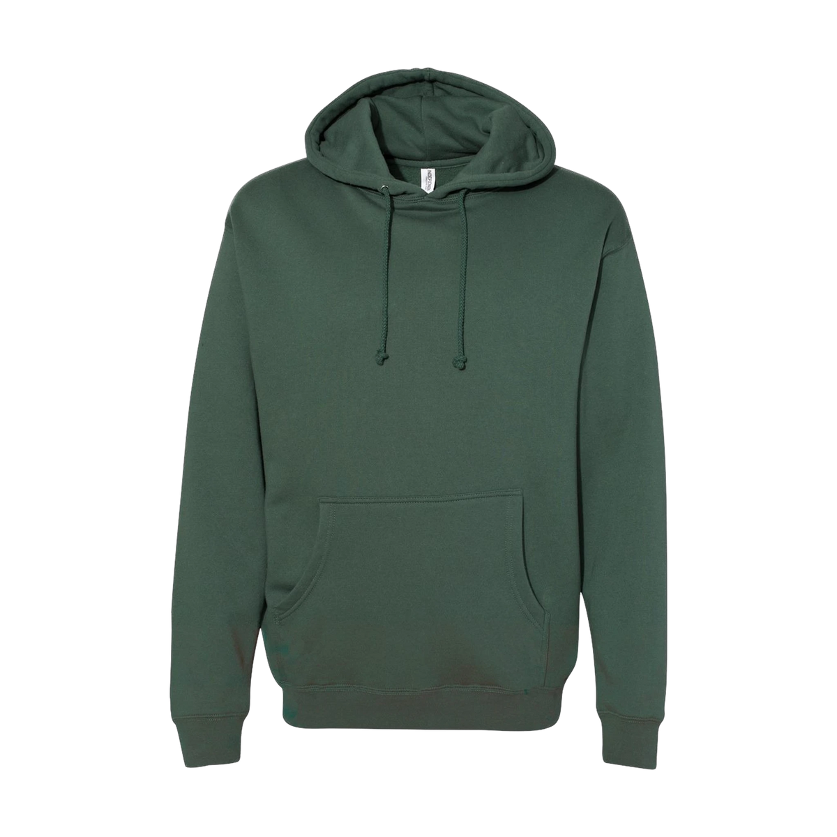 Independent Trading Co. Heavyweight Hoodie in Alpine Green — custom branded by Motive