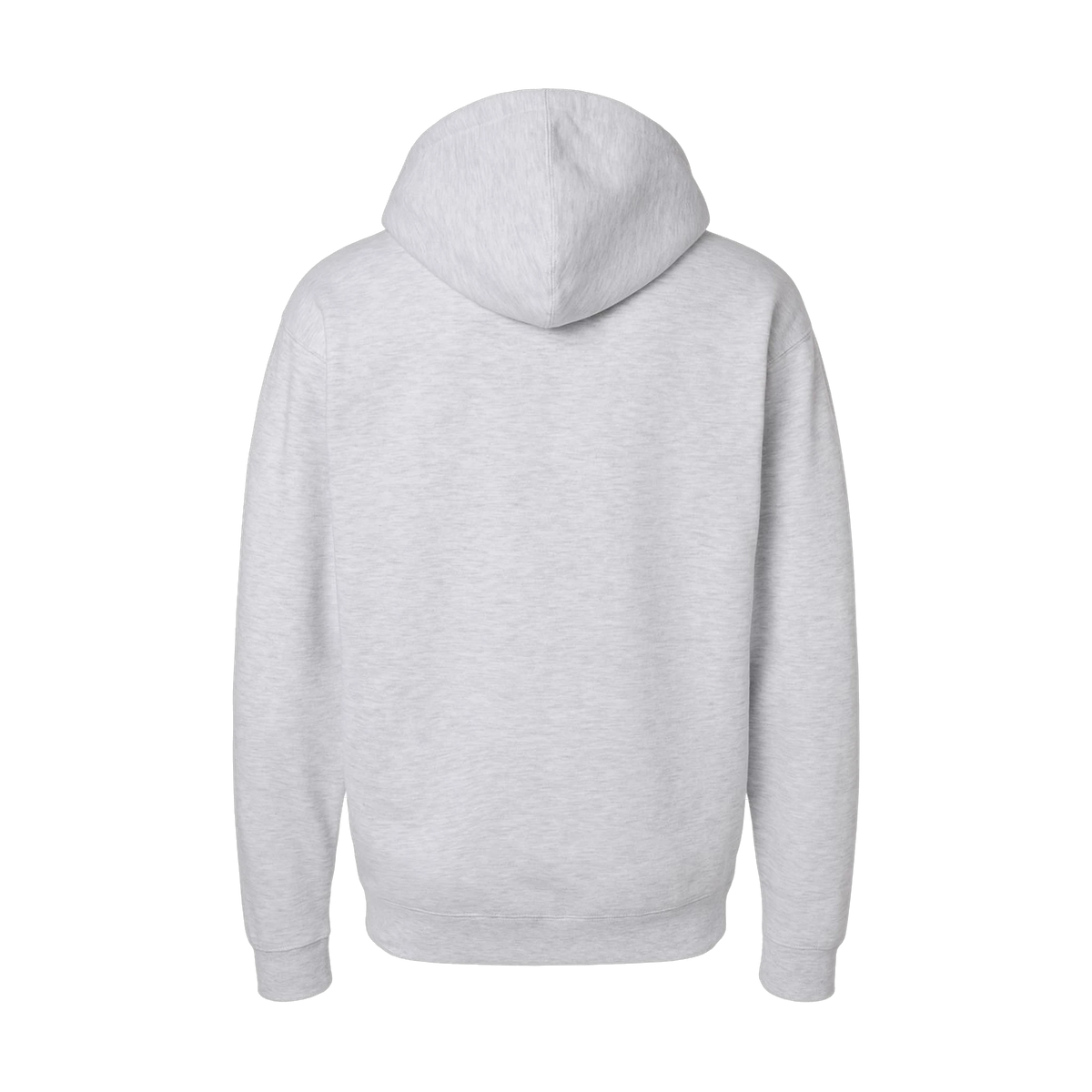 Independent Trading Co. Heavyweight Hoodie in Ash Heather — custom branded by Motive
