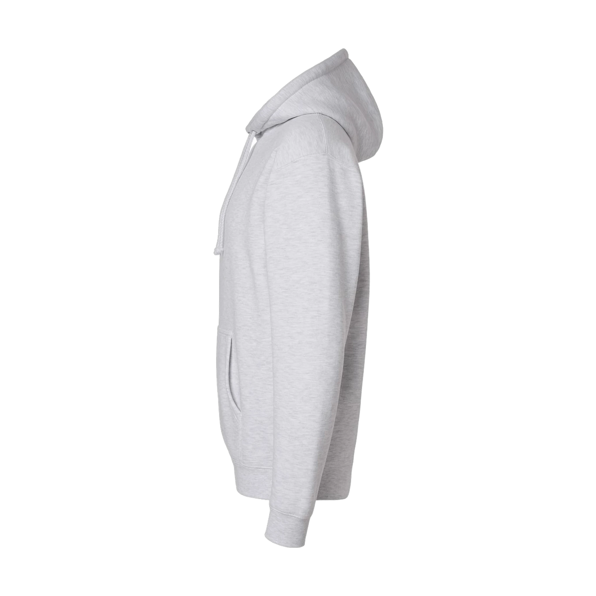 Independent Trading Co. Heavyweight Hoodie in Ash Heather — custom branded by Motive